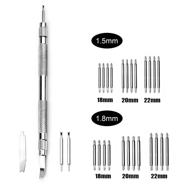 Spring Bar Tool Set - أداة إصلاح الساعات مزدوجة الطرف مع