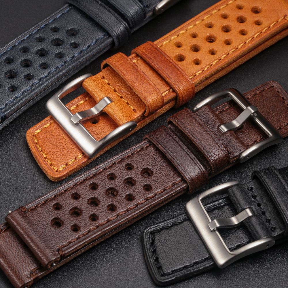 Nato Strap Nylon - Hemsut جلد البقر حزام (استيك) ساعة