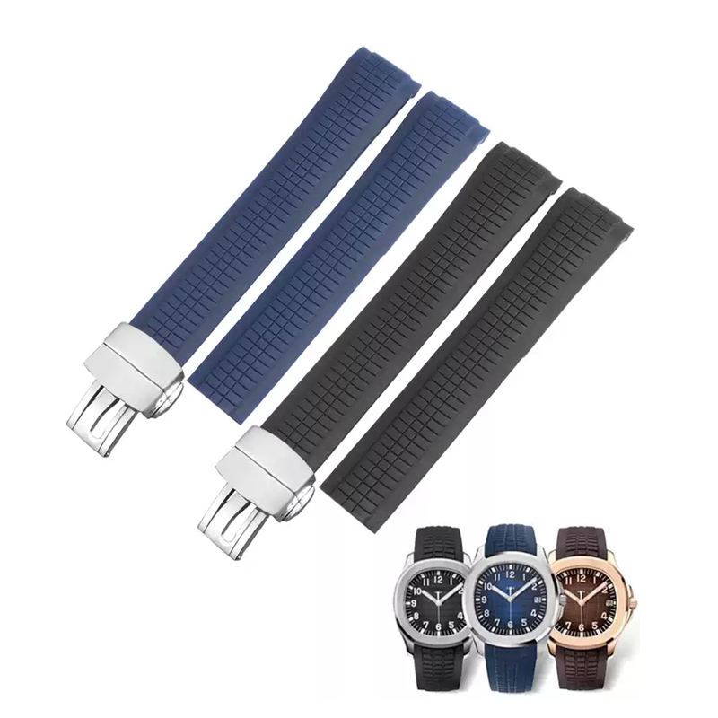 حزام ساعة من مطاط السيليكون ال - مراجعة Patek Philippe Watch Aquanaut وسعره