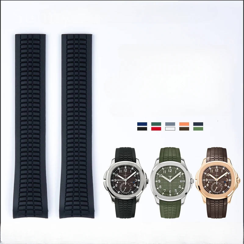 حزام ساعة سيليكون مقاوم للعرق  - مراجعة Patek Philippe Watch Aquanaut وسعره