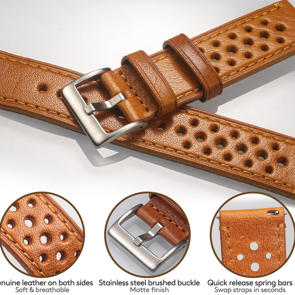 Hemsut جلد البقر حزام (استيك)  - مراجعة Nato Strap Nylon وسعره
